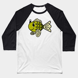 Yellow Fish Baseball T-Shirt